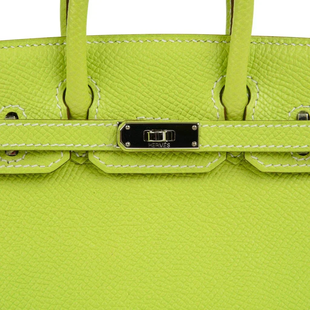 Birkin Tiny Bag Miniature Micro Kiwi Epsom Limited Edition