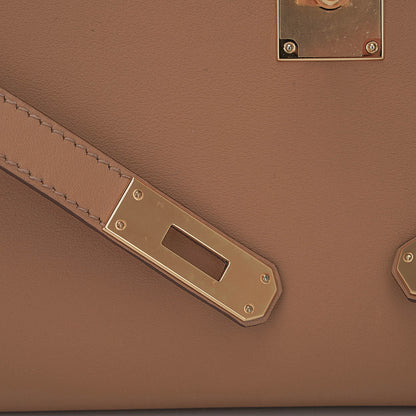 Limited Edition Kelly Cut Bag Biscuit with Gold Hardware