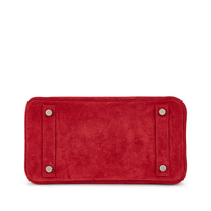 Birkin 25 Palladium Hardware Rouge Vif Doblis