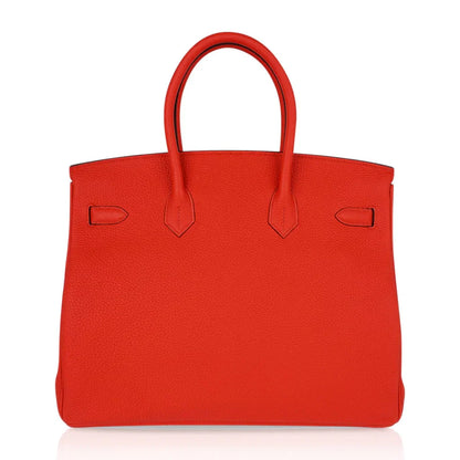 Birkin 35 Bag Capucine Togo Leather with Gold Hardware