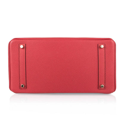 Birkin 35 Bag Vermillion Togo Leather with Gold Hardware