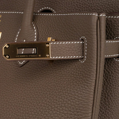 Birkin 30 Bag Etoupe (Taupe) Gold Hardware Togo Leather