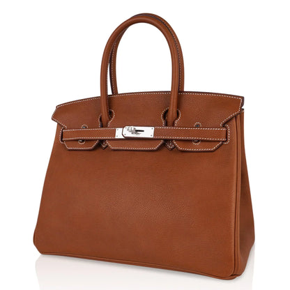 Birkin 30 Bag Barenia Faubourg Palladium Hardware