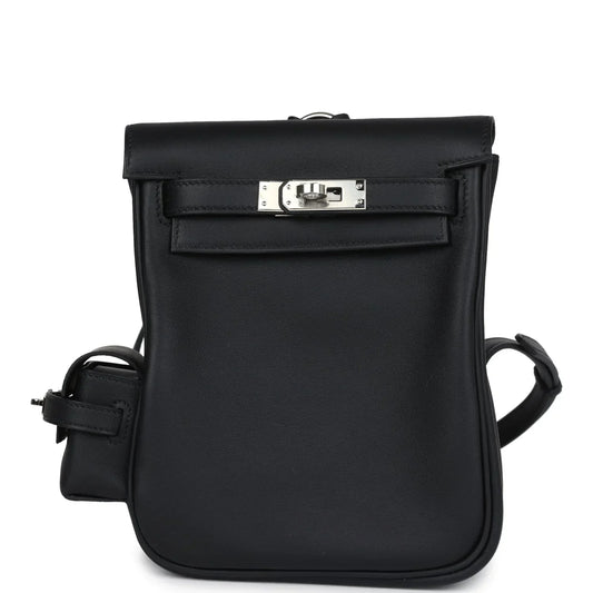 Kelly Jump Backpack Black Swift Palladium Hardware