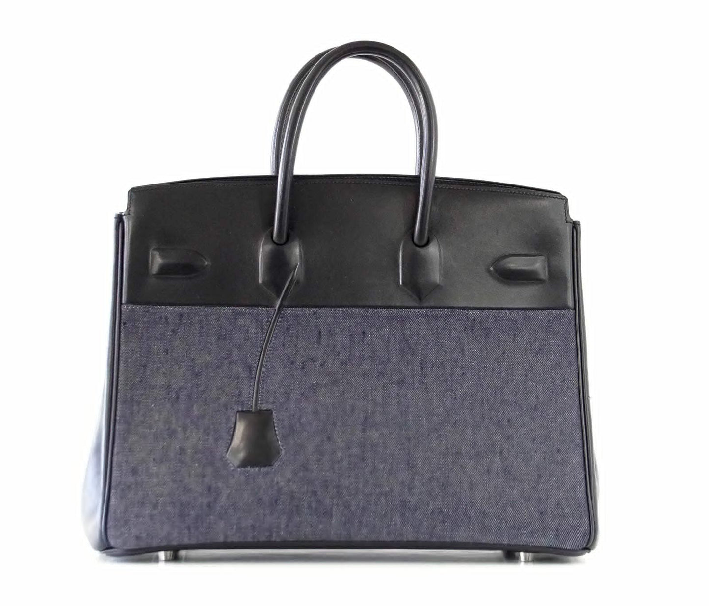Birkin 35 Bag Rare Limited Edition Denim Shadow