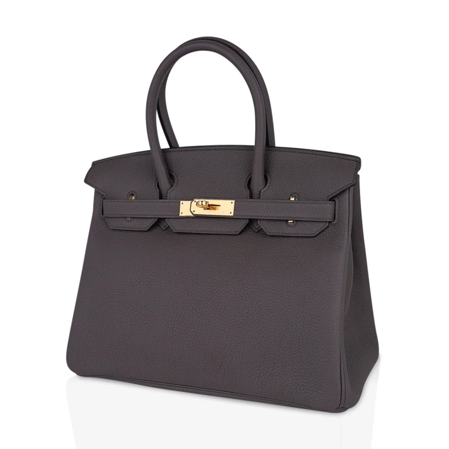 Birkin 30 Bag Etain Gray Coveted Gold Hardware Togo