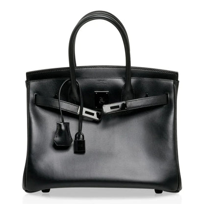 Birkin 30 Bag So Black Limited Edition Box Leather