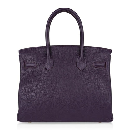 Birkin 30 Bag Raisin Rich Original Colour Gold Hardware Togo Leather