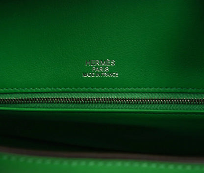 Birkin 35 Bag Ghillies Limited Edition Bamboo Palladium Hardware