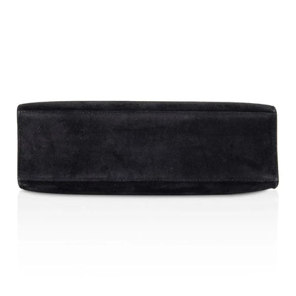 Kelly Pochette Black Doblis Suede Palladium