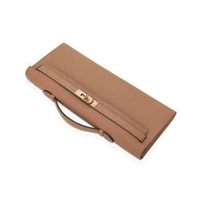Limited Edition Kelly Cut Bag Biscuit with Gold Hardware