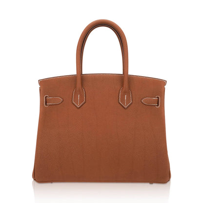 Birkin 30 Bag Barenia Faubourg Leather with Gold Hardware