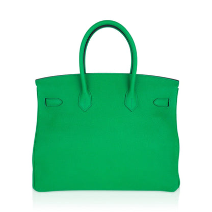 Birkin 35 Bag Bamboo Togo Leather with Gold Hardware