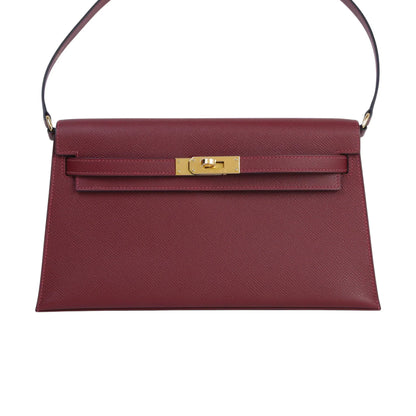 Kelly To Go Evercolor Leather Handheld Crossbody Palladium Hardware
