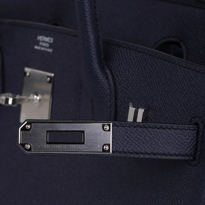 Birkin 30 Bag Indigo Epsom Palladium Hardware New w/ Box