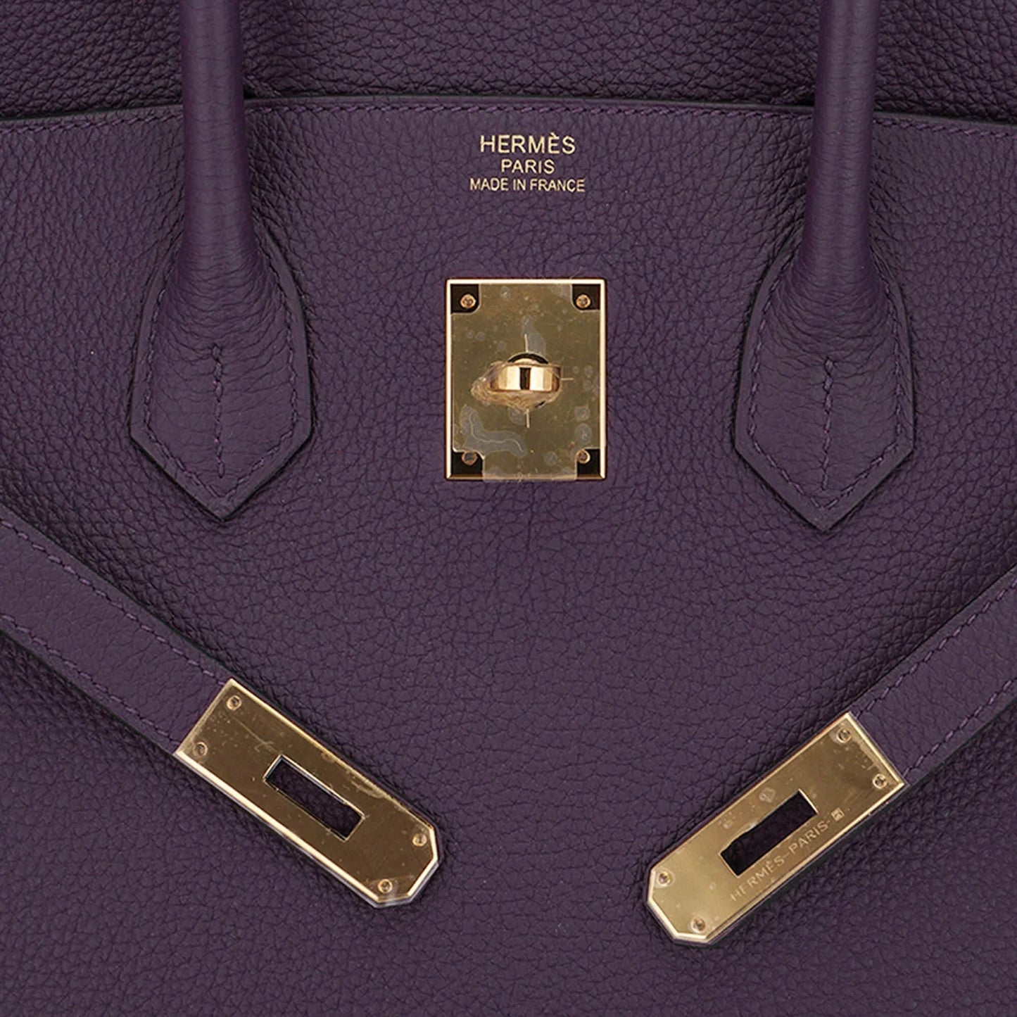 Birkin 35 Bag Raisin Togo Leather with Gold Hardware