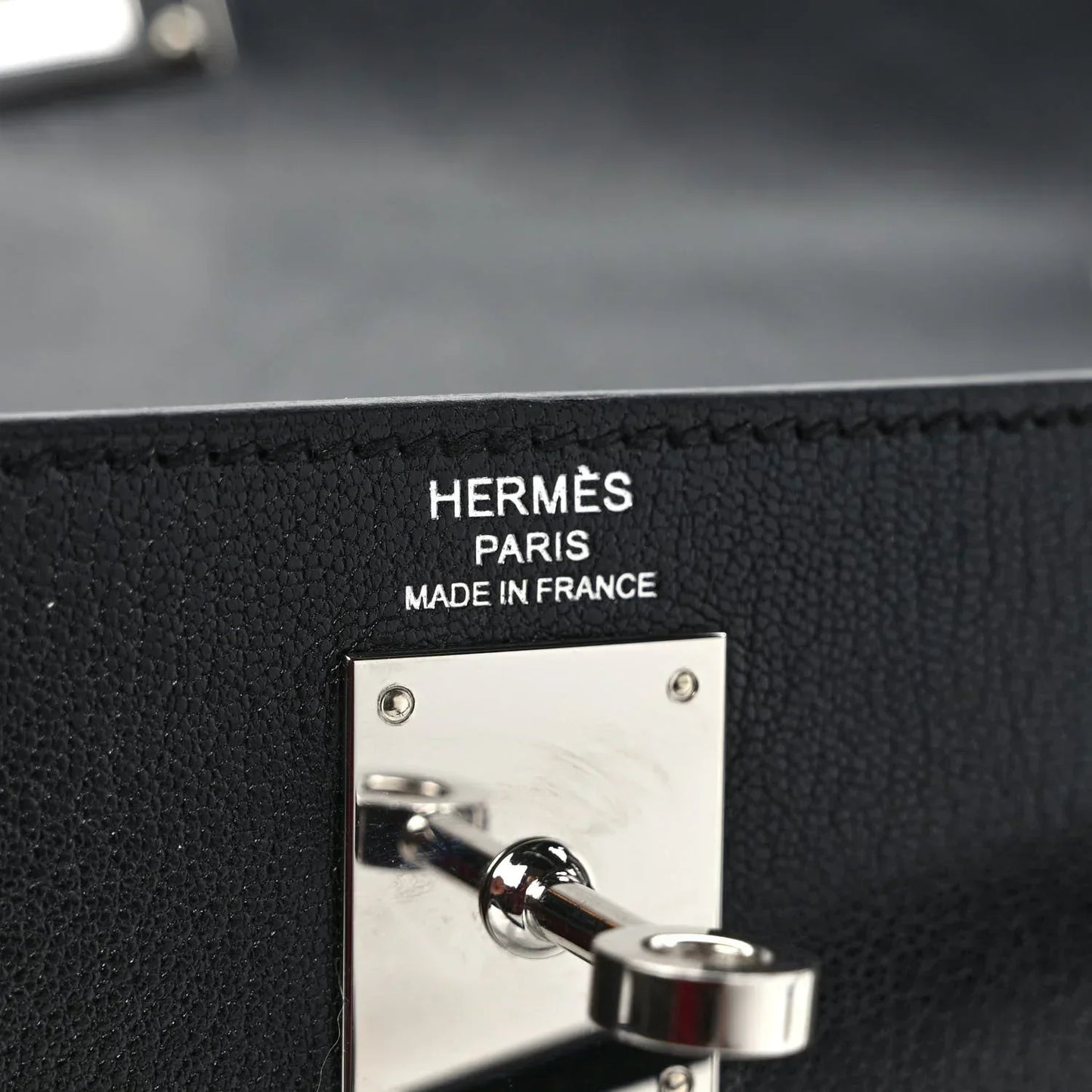 Kelly Elan Black Chevre Chamkila Palladium Hardware