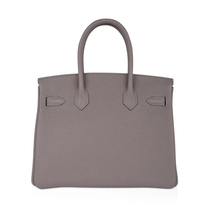 Birkin 30 Bag Gris Asphalte Togo Leather with Palladium Hardware