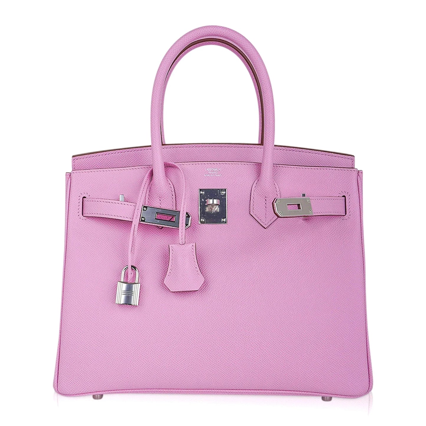 Birkin 30 Bag Mauve Sylvestre Epsom Leather with Palladium Hardware