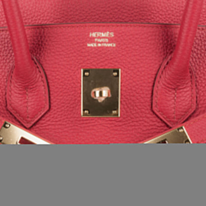 Birkin 35 Bag Vermillion Togo Leather with Gold Hardware