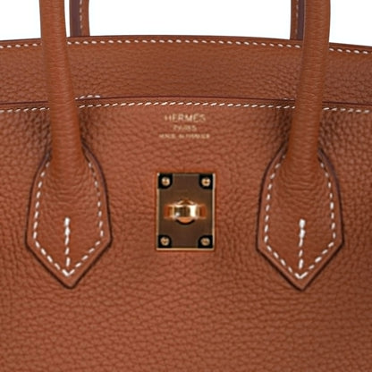 Birkin 25 Bag Gold Togo Leather with Gold Hardware