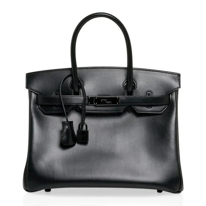 Birkin 30 Bag So Black Limited Edition Box Leather