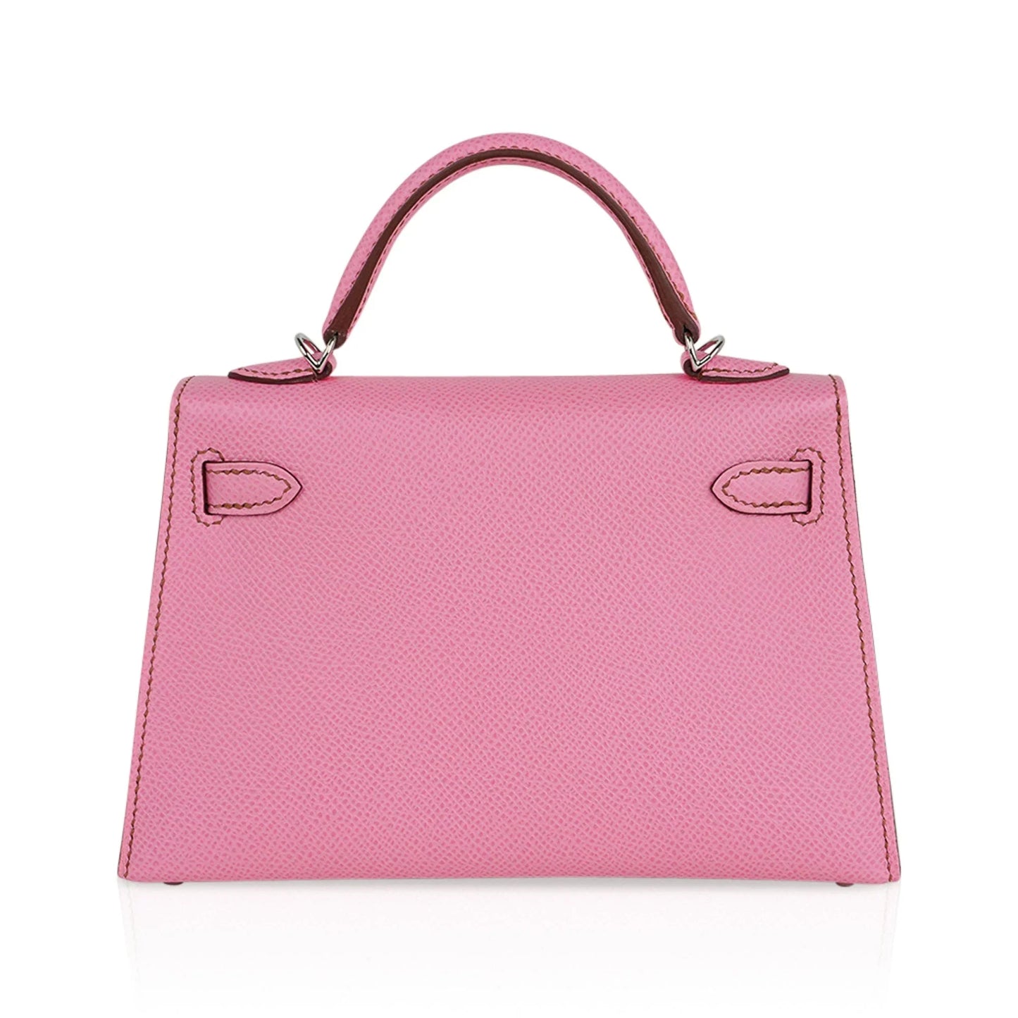 Mini Kelly 20 Sellier Bag in 5P Pink Bubblegum Epsom Leather with Palladium Hardware