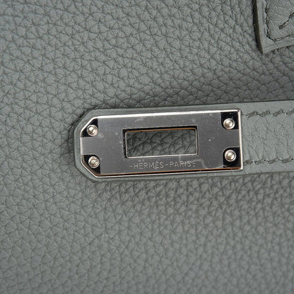 Birkin 25 Bag Vert Amande Togo Palladium Hardware