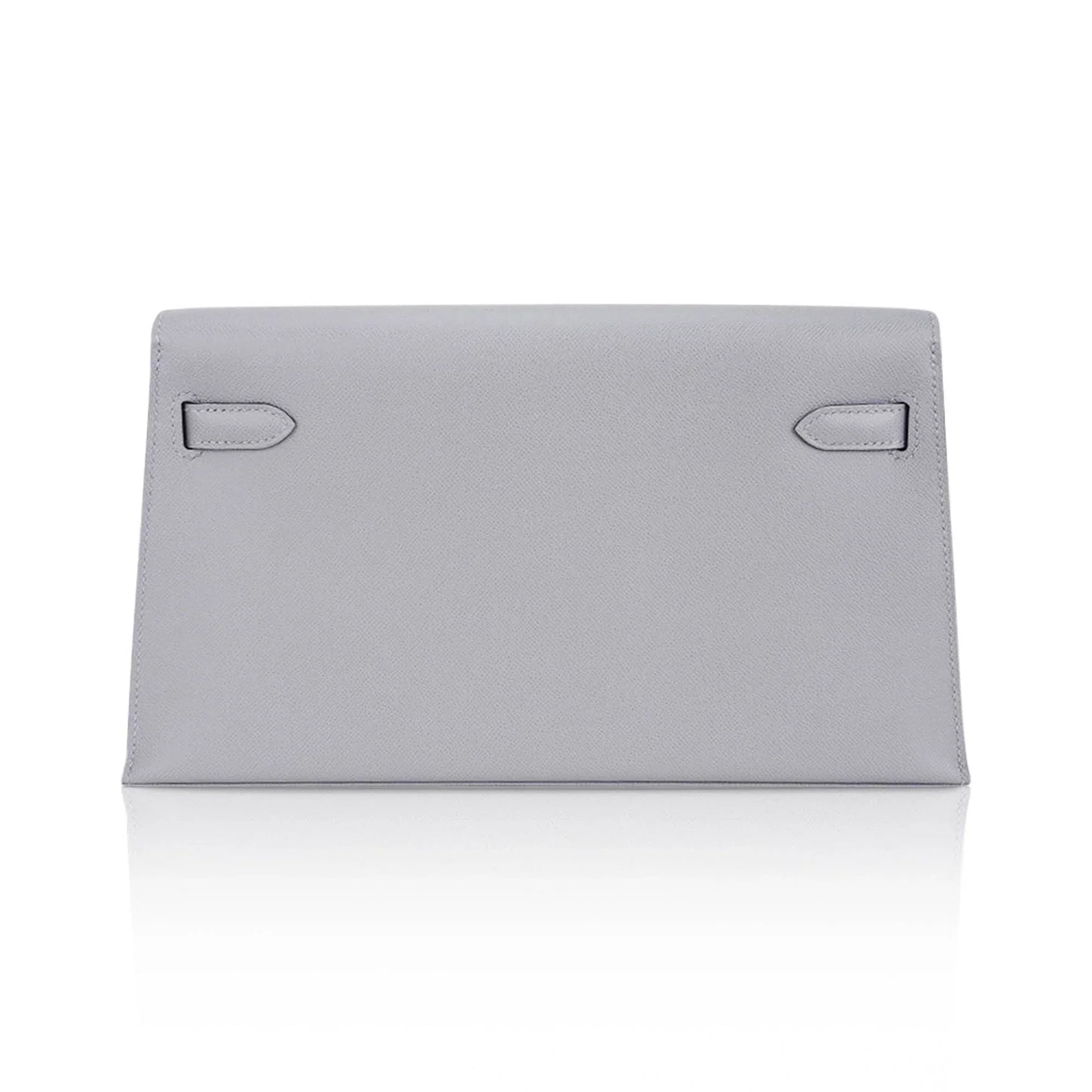 Kelly Elan Gris Pantin Veau Madame Leather with Palladium Hardware